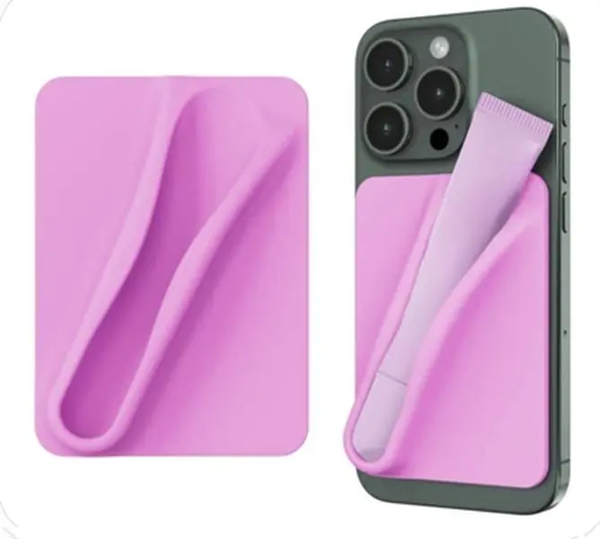 Lip Gloss Sleave Sticker Holder For Your Phone – Beauty On-The-Go!