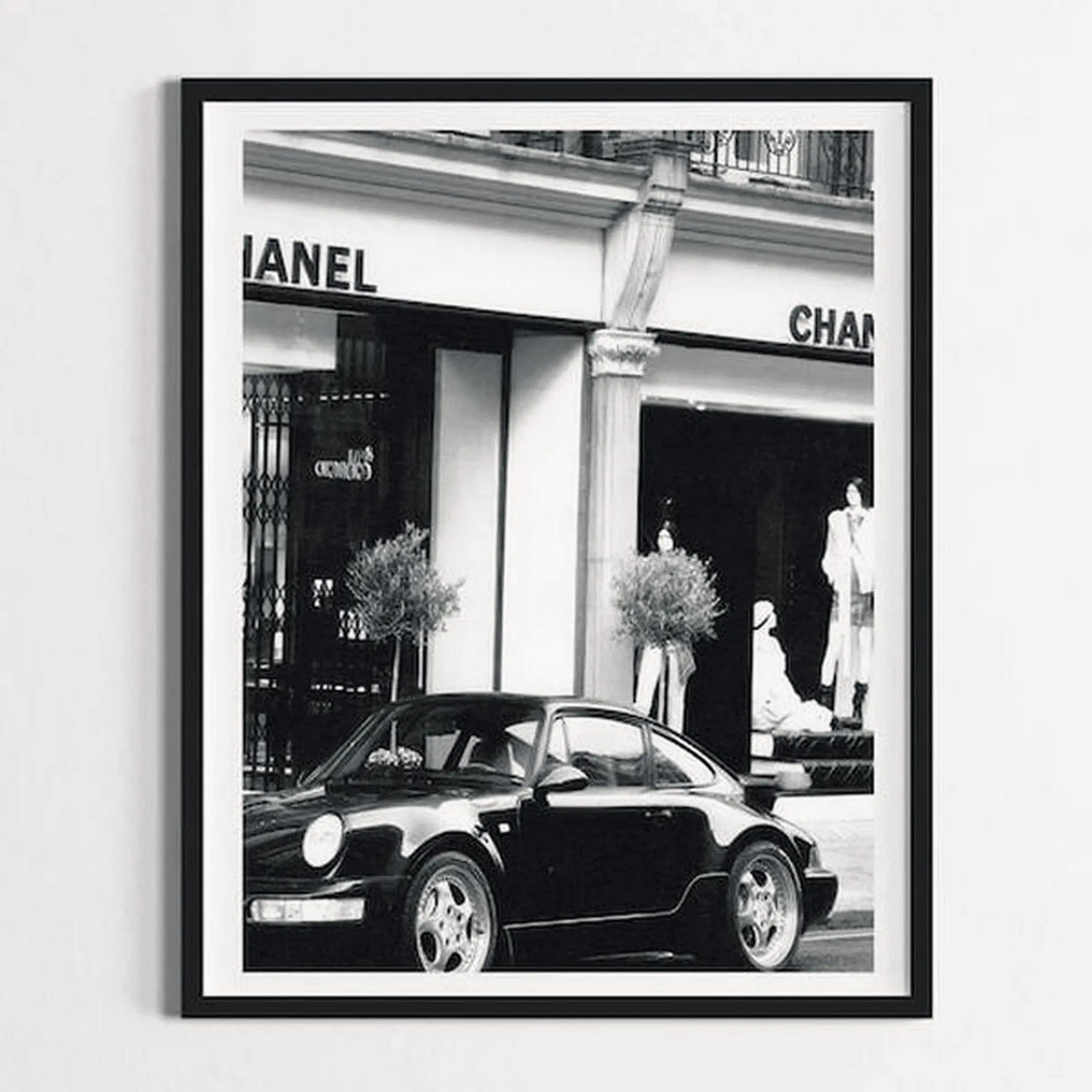 Vintage luxury high fashion poster fashion poster luxury fashion store print luxury print vintage black