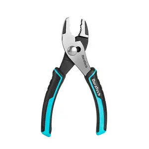 #fathersdaygift DURATECH 6 Inch Slip Joint Pliers, Small Pliers with Comfortable TPR Handle, High Carbon Steel, Swivel Rivet, Strong Sharp Teeth, Pliers for Tightening, Loosening and Gripping Nuts and Bolts