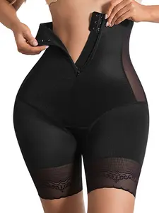 High Waist Seamless Shaping Pants, Fishbone Anti-Curl Lace Hem, Tummy Control Butt Lift, All-Day Wear Multi-Scene Clothing