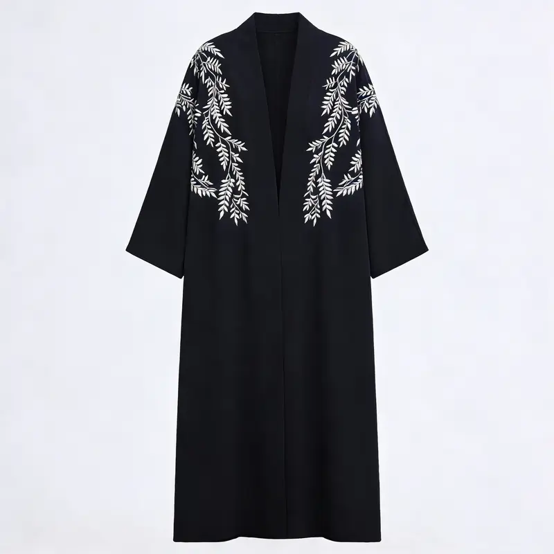 characters that wear black dress Bedoon Essm Niqab | Double Stitch