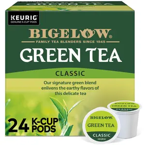 Bigelow Green Tea - Keurig K-Cup Pods - Green Tea - Green Blend Earthy Flavors - Single Serve Tea Drinks