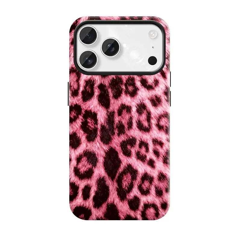 Cell Phones Pink Leopard Print Phone Case Leopard Print Clear Phone Case  For Google Pixel Pro