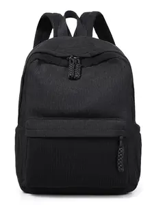 New Corduroy Backpack for College Students, Unisex Casual Large Capacity Travel Bag, Versatile Dual Shoulder Strap Design