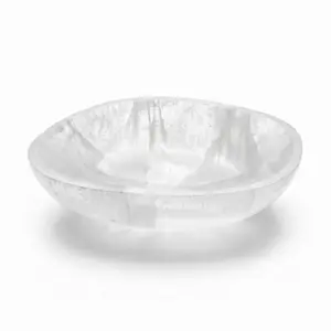 Large Selenite Altar Bowl for Crystal Charging 7-8 Inch