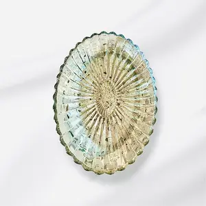 Glass Oval Tray