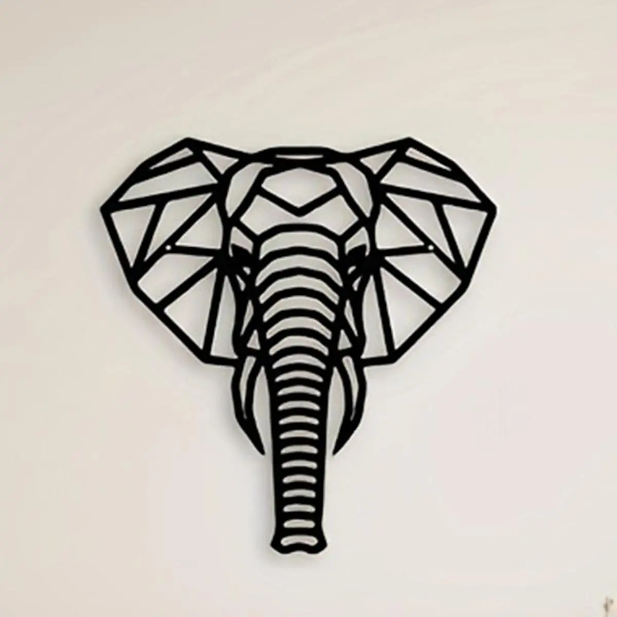 Metal Elephant Wall Decor, Elephant Wall Art, Wall Hanging Decor for Home Living Room Bedroom Kitchen, Room Decor, Home Decor, Gift for Elephant Lovers, Poster