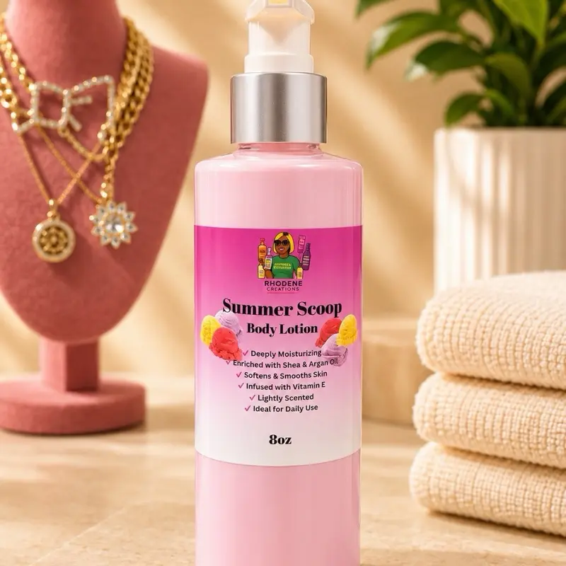 Summer scoop body lotion
