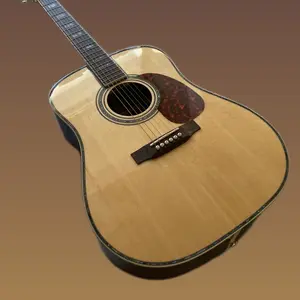 41 Inch D45 Acoustic Guitar, Spruce Top & Rosewood Back, Professional Dreadnought Guitar for Beginner & Advanced Players
