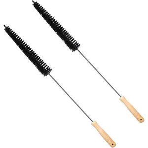 2 Pack Dryer Vent Cleaner Dryer Lint Flexible Brush Refrigerator Coil Kit Fire Prevention (Half)