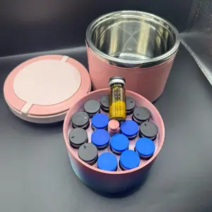 10ml Peptide Cold Storage with Insert - Holds 16 vials