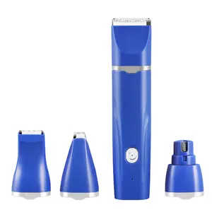Four-in-one hair removal set, four-in-one electric clipper, nail file, hair remover, pet-specific, adjustable hair length, cat hair removal tool trimmer