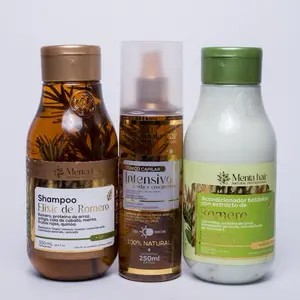 Kit Menta Hair Romero Shampoo & Acondicionador Elixir de Romero 550ml & Intensivo 250ml Botanical Extracts Natural Care