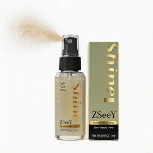 Lazy Girl Body Highlighter Spray Cosmetic, Dewy Radiance Shimmer Waterproof Long-Lasting Formula, Hydrating with Sunscreen, Easy-Use Nozzle for Face Shoulders & Arms, Ideal for Weddings & Daily Use, Vegan Cruelty-Free sample products mco beauty, Makeup, A