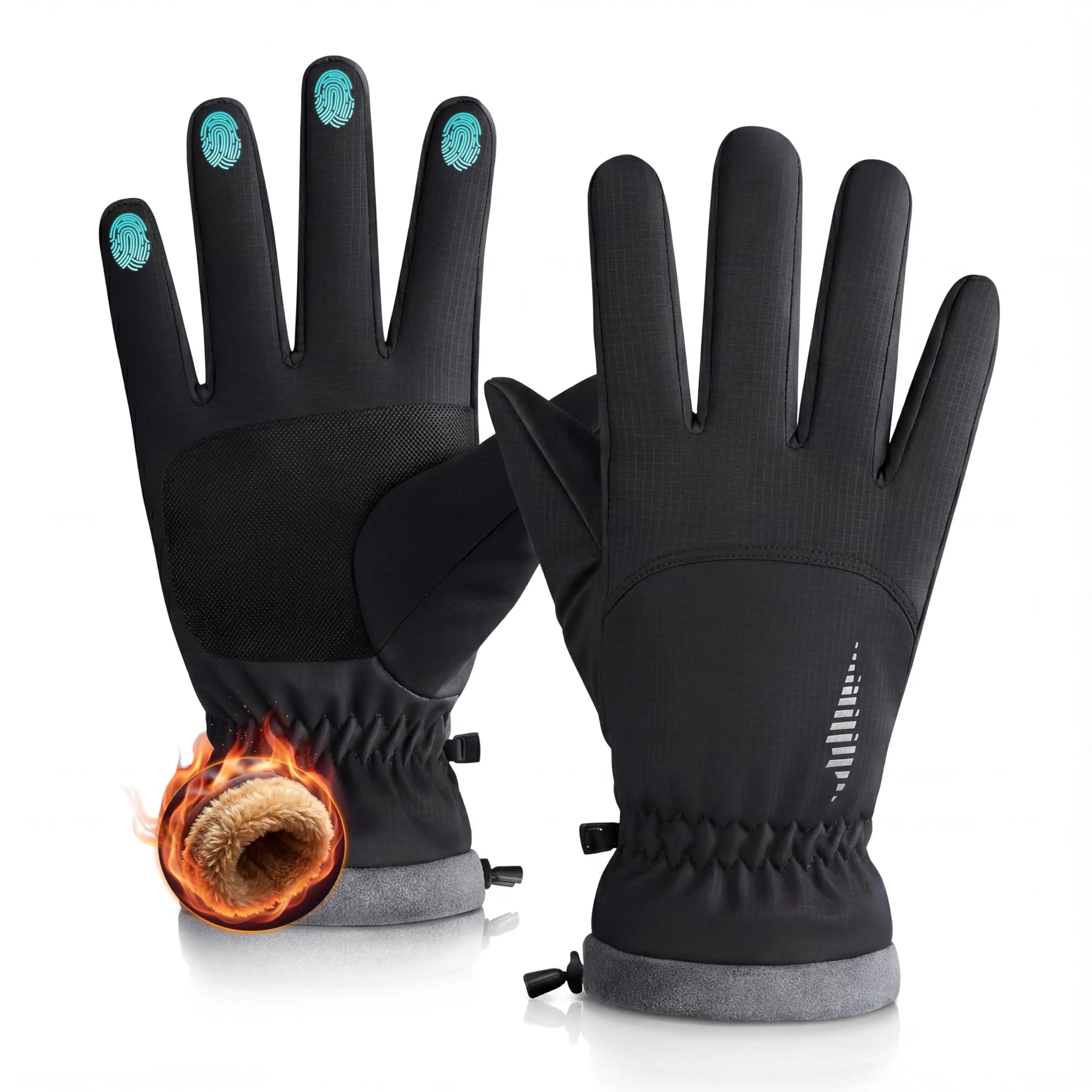 Winter Gloves for Cold Weather, Unisex Thermal Waterproof and Windproof with Touchscreen Fingers for Skiing & Cycling, Unisex Names