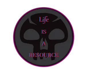 3 Pack MTG Black Mana Sticker