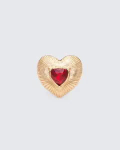 Carolyn Gold Heart Ring
