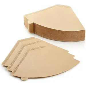 100 Count #4 Unbleached Paper Coffee Filters for 8-12 Cup Coffee Makers - Perfect Paper Filter for Pour Over and Drip Coffee