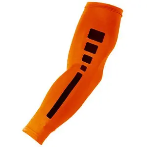Baseball Football Compression Arm Sleeve Orange Elite Baseball Football Compression Arm Sleeve Orange Elite