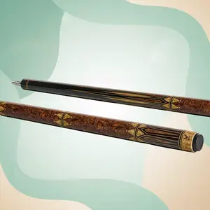 EVO Crystal Umber Crest Pool Cue — Carbon + Glass Fiber Core, Pro Taper, 12.5 mm Tip, Ultra‑Stiff Stainless 3/8‑8 Joint, 19–19.5 oz, Wrapless Grip