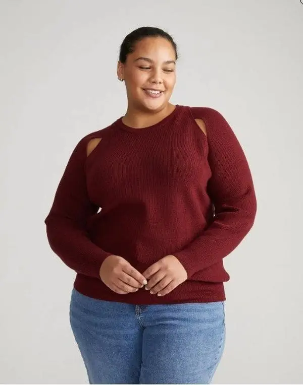 Merlot Keyhole Sweater *Final Sale*