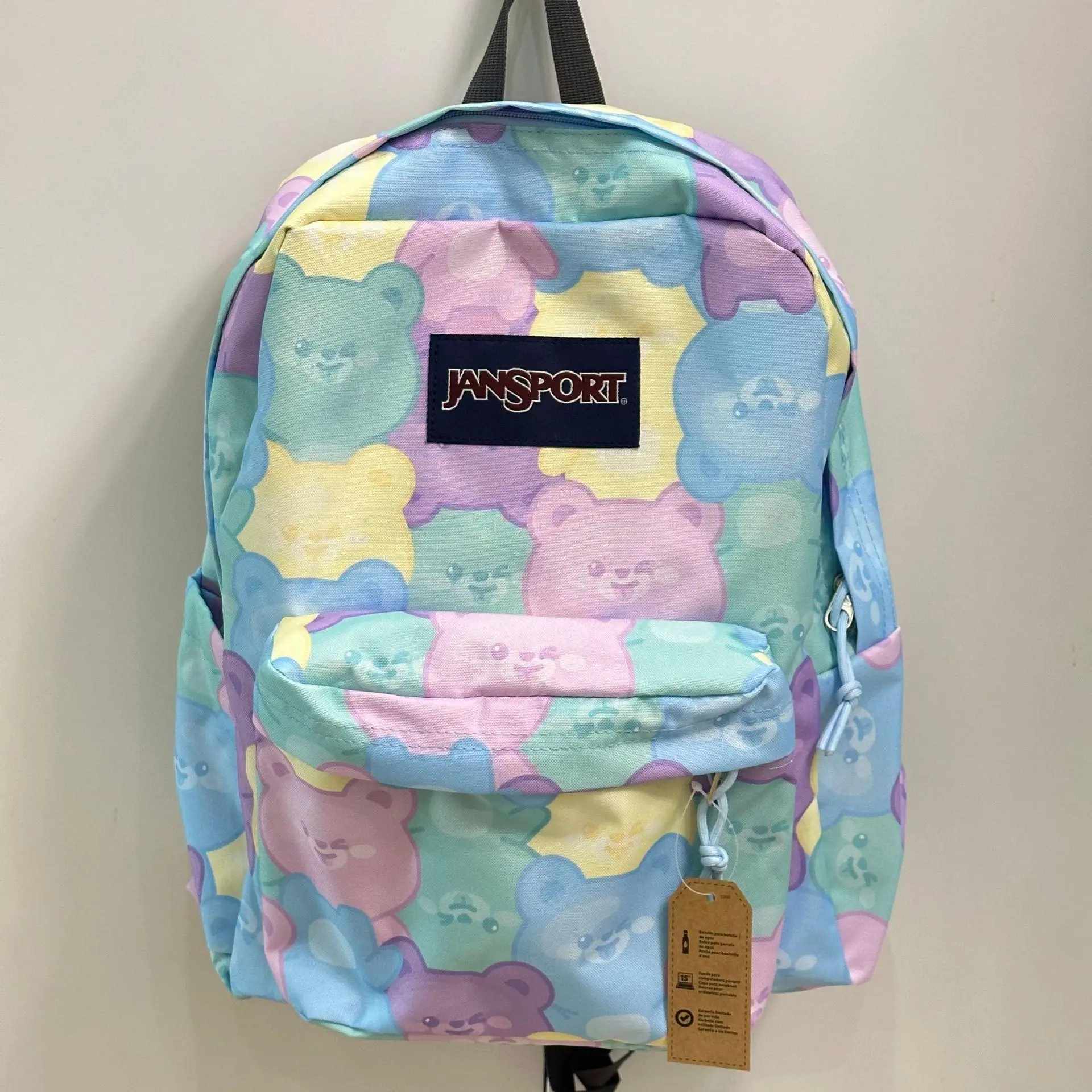 All-Age JanSport Cross Town Backpack 42x33x21CM, Minimalist Simple Bag with Functional Front Utility Pocket