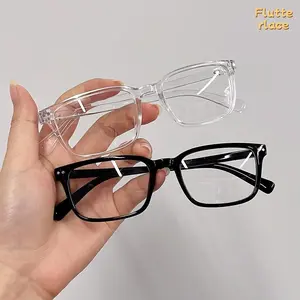 2 Pack Blue Light Blocking Glasses Unisex Computer Screen Glasses UV Protection Lightweight Rectangular Anti Eye Strain Glasses for Gaming Office Work Laptop Phone Study Digital Screen Protection