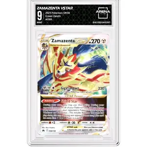 Zamazenta VSTAR#099 2023 Pokemon SWSH Crown Zenith Card - Arena Edition Mint 9 *Physical Product*
