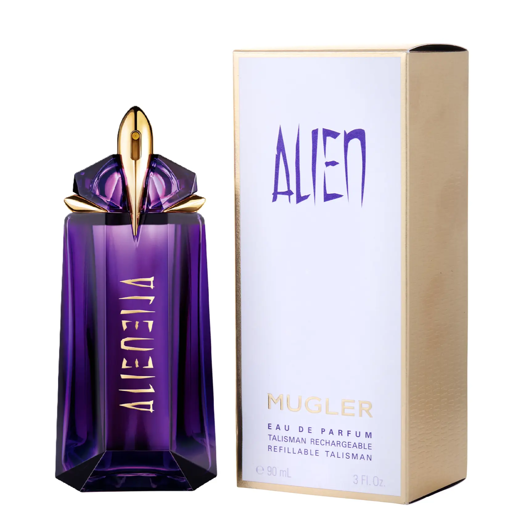 Mugler Alien for Women Refillable Eau de Parfum Spray, 3.0 Ounce ...
