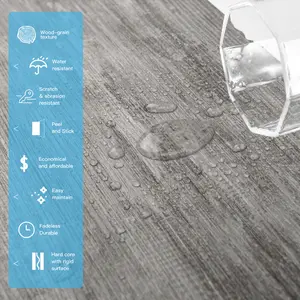 Art3d 36 Pack Peel and Stick Luxury Vinyl Wood Pattern Plank,Self-adhesive Vinyl  High Grade Pvc Flooring,Covering 54 Sq.ft