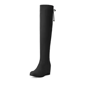 Dream Pairs Women's Thigh High Wedges Boots