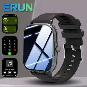ERUN Multifunctional Wireless Smart Watch, Fashion Digital Step Tracker Watch with Heart Rate Monitoring & Sleep Tracking, Sports Watch for Women & Men, Wearable