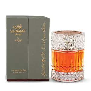 Zimaya Sharaf Blend Eau de Parfum Spray for Men and Women, 3.4 Ounce Warm Spicy Gourmand Fragrance