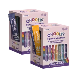 Choolip Squeeze Vita Stick Variety Pack – Complete Daily Care for Dogs & Cats (All 7 Formulas, 98 Sticks) Nutritional Supplement Vitamin