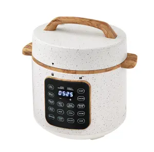 The Pioneer Woman Linen Speckle 6-Quart Pressure Cooker with Touch Control Display