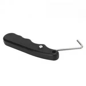 Stainless Steel Folding Hockey Skate Lace Tightener Ergonomic Grip Tool Multi Purpose for Ice Roller Figure Skates Men Women