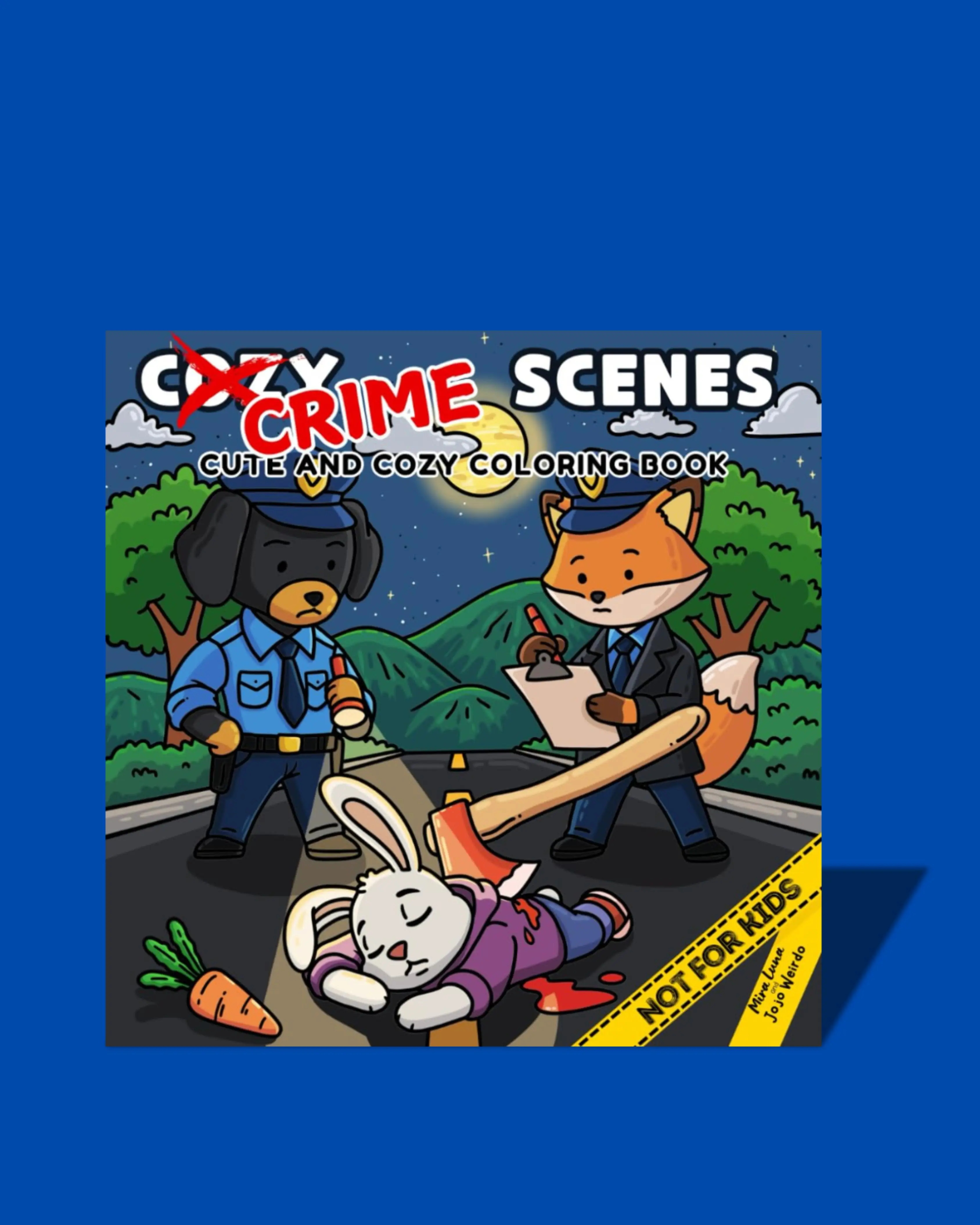 Crime Scenes, but Make It Cute | Adult Coloring for Stress Relief