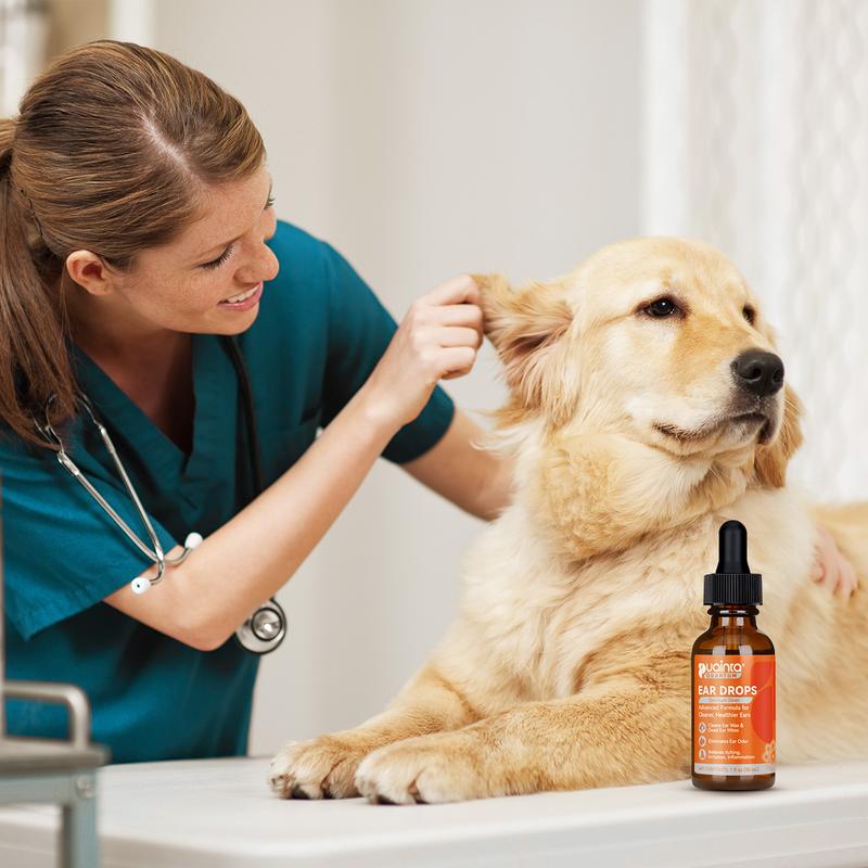 LOVILDS™ Dog & Cat Ear Infection Treatment Quantum Silver Ear Drops for Healthy, Happy Ears