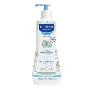 Baby Gentle Cleansing Gel - Baby Hair & Body Wash - with Natural Avocado fortified with Vitamin B5 - Biodegradable Formula & Tear-Free - 1 or 2-Pack - Various Sizes
