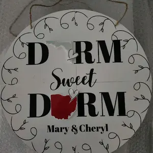 Personalized Dorm Roomate Door Sign, Dorm Room Decor, Gift for Roomie, Dorm Door Sign, College Dorm Decor