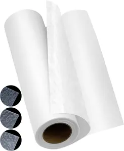 Double Sided Iron On Adhesive Film: 11.8 inch x 10 Yards Medium Weight Double-Sided Press-on Patch Heat Melt Fabric Glue Sheet Permanent Fusible Adhesive
