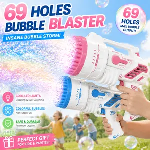 Electric bubble gun, handheld bubble machine toy, durable and portable design, suitable for children's outdoor games and family summer party activities. tiktokshopspringglowup summerwins
