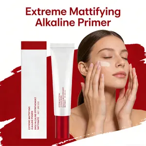 Extreme Mattifying Alkaline Primer Hydrating Coffee Extract & Hyaluronic Acid Pore-Minimizing Oil-Control Face Primer