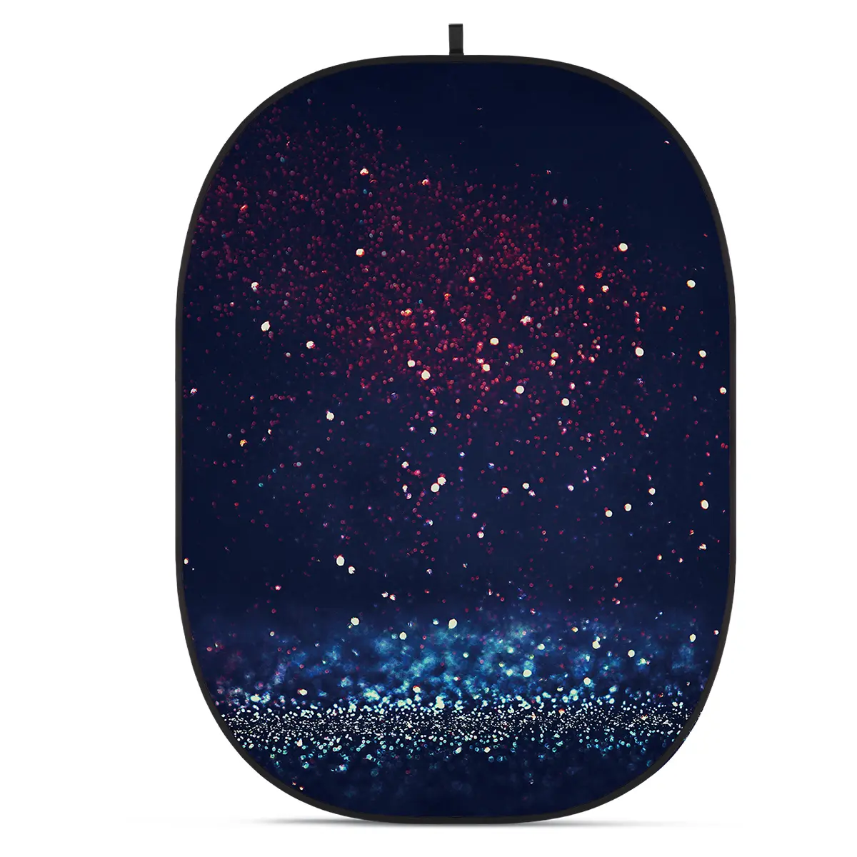 Glow CBA-TB0010 5x6.5' Fabric Collapsible Backdrop, Bokeh Textured