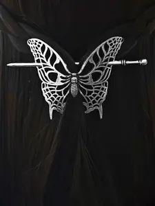 Vintage Viking Butterfly Hairpin Set, Fashion Trendy Hair Sticks for Women, Hollow Out Hairstyle Accessories, Valentine's Day Gift