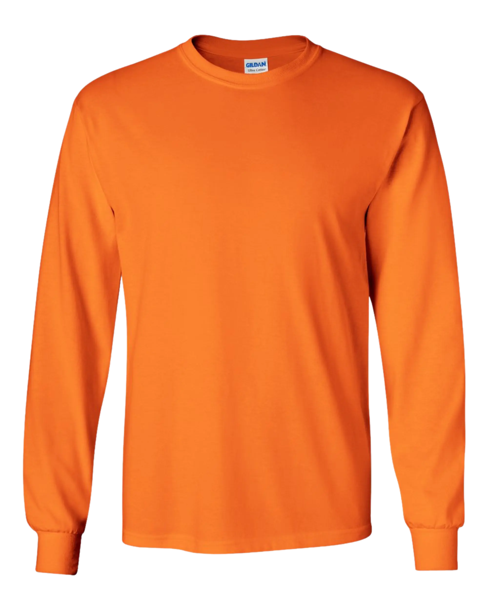 Customize your Gildan Ultra Cotton Long Sleeve T-Shirt, Unisex Sizing, Classic Fit, Ribbed Collar & Cuffs