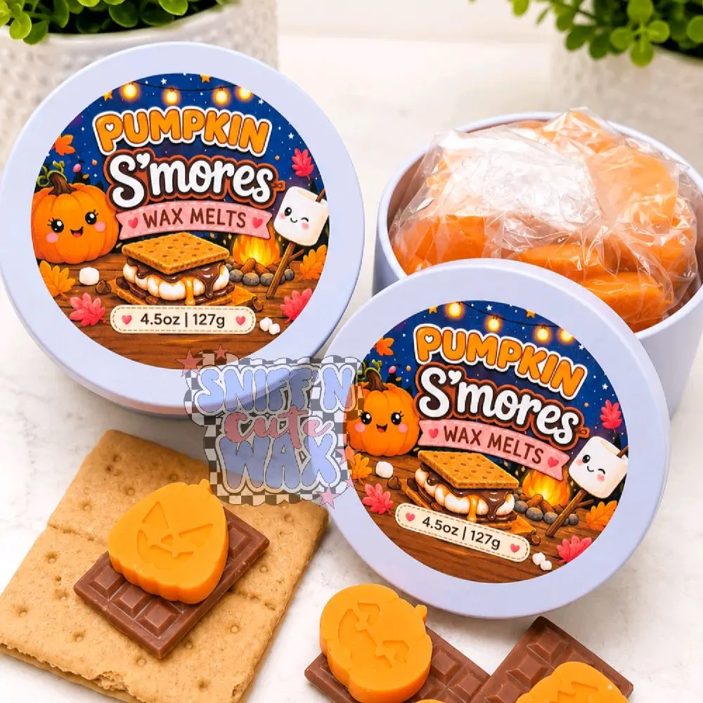 Pumpkin Smores Wax Melt Tin