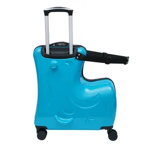 2026 Viral 20in Ride-On Travel Suitcase - 66lbs Load-Bearing for Family Trips & Airport Travel