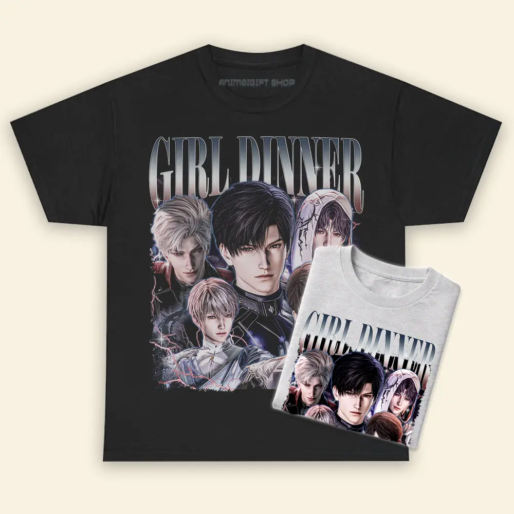 Throne of Eros Girl Dinner Love and Deepspace Retro T-Shirt, Sylus