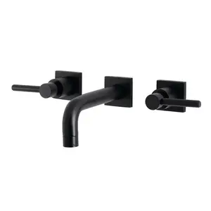 Concord Two Handle Wall Mount Bathroom Faucet